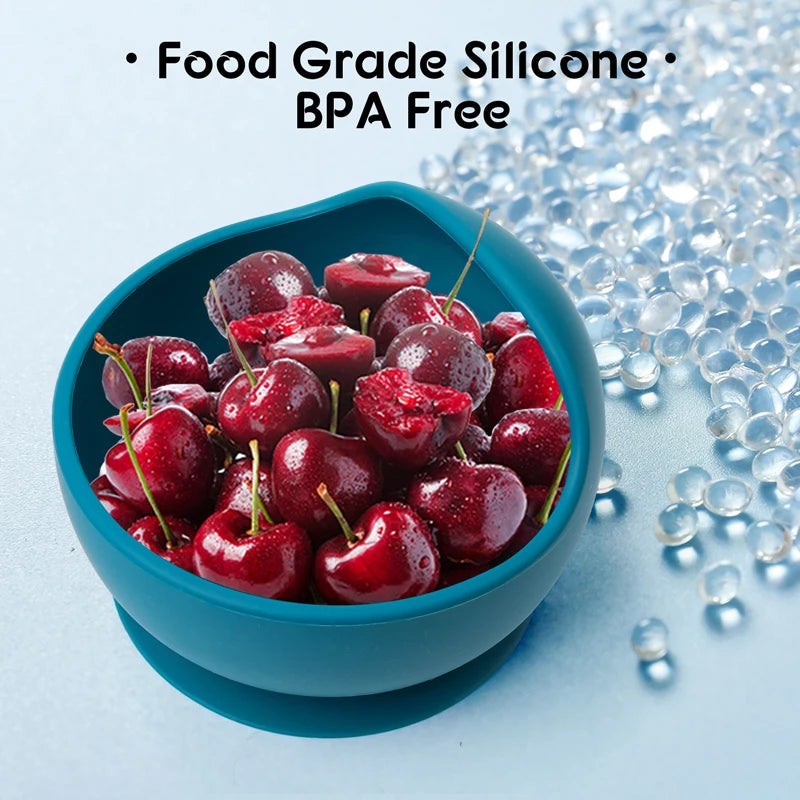 Silicone Suction Baby Bowl Set