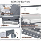 DreamRest Smart Bassinet - Electric Auto-Rocking Bedside Sleeper