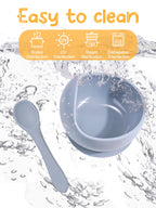 Silicone Suction Baby Bowl Set