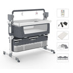 DreamRest Smart Bassinet - Electric Auto-Rocking Bedside Sleeper