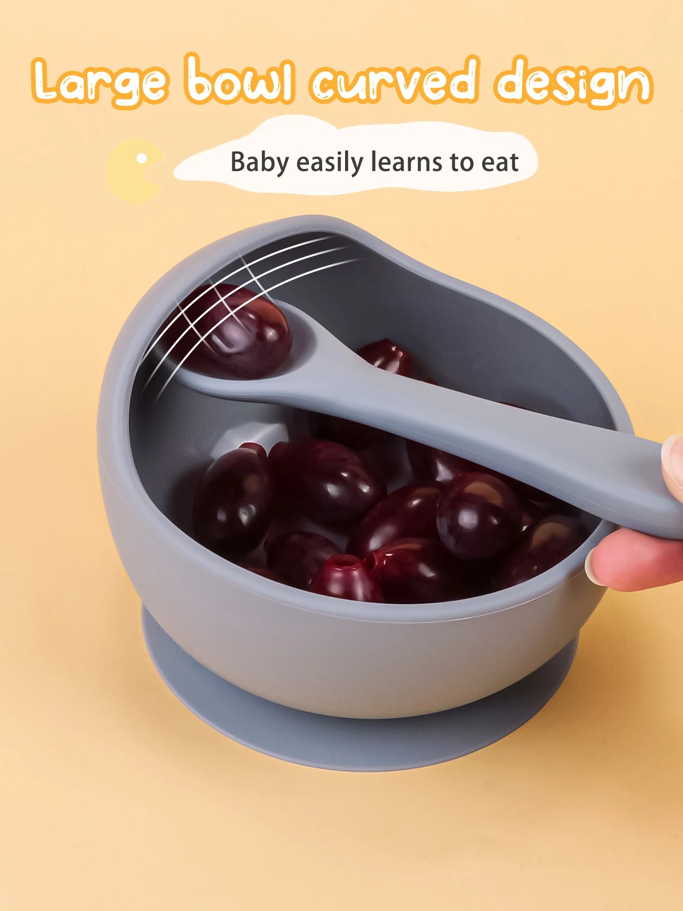 Silicone Suction Baby Bowl Set