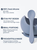 Silicone Suction Baby Bowl Set