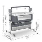 DreamRest Smart Bassinet - Electric Auto-Rocking Bedside Sleeper