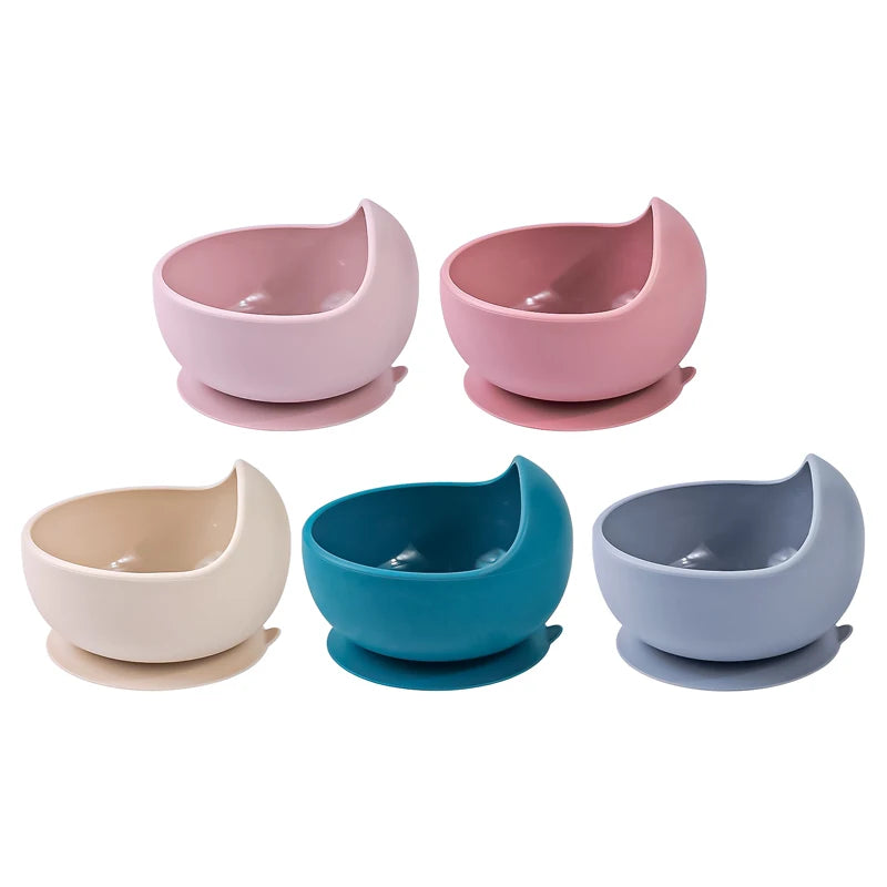 Silicone Suction Baby Bowl Set