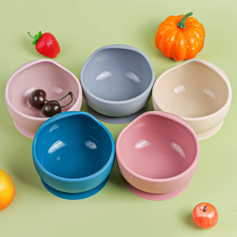 Silicone Suction Baby Bowl Set