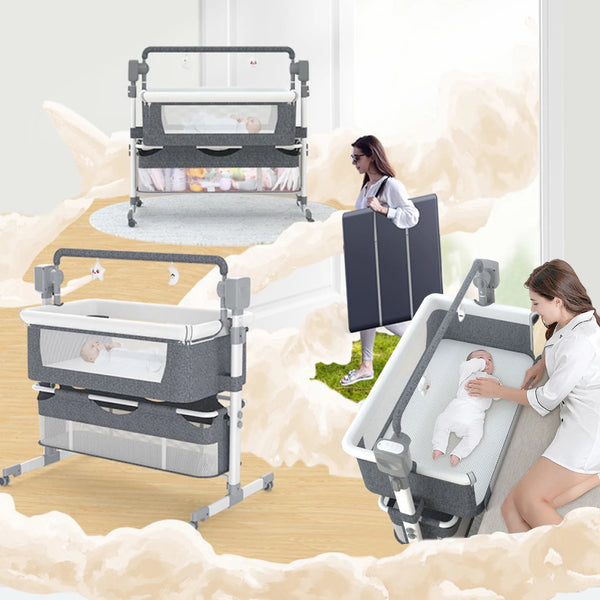 DreamRest Smart Bassinet - Electric Auto-Rocking Bedside Sleeper