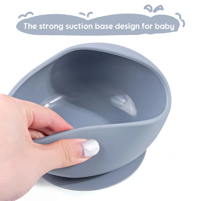 Silicone Suction Baby Bowl Set