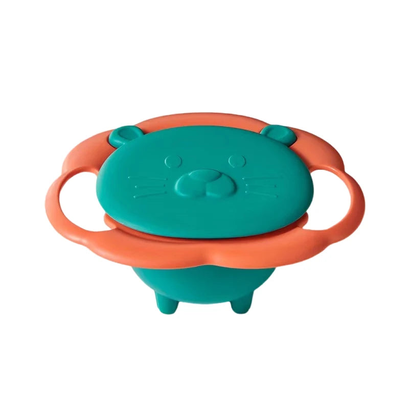 360° Rotating Gyro Bowl for Kids - Spill Proof