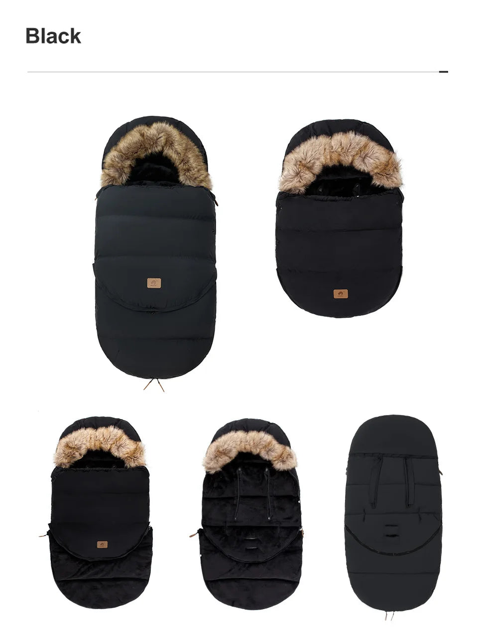 Winter Baby Stroller Footmuff