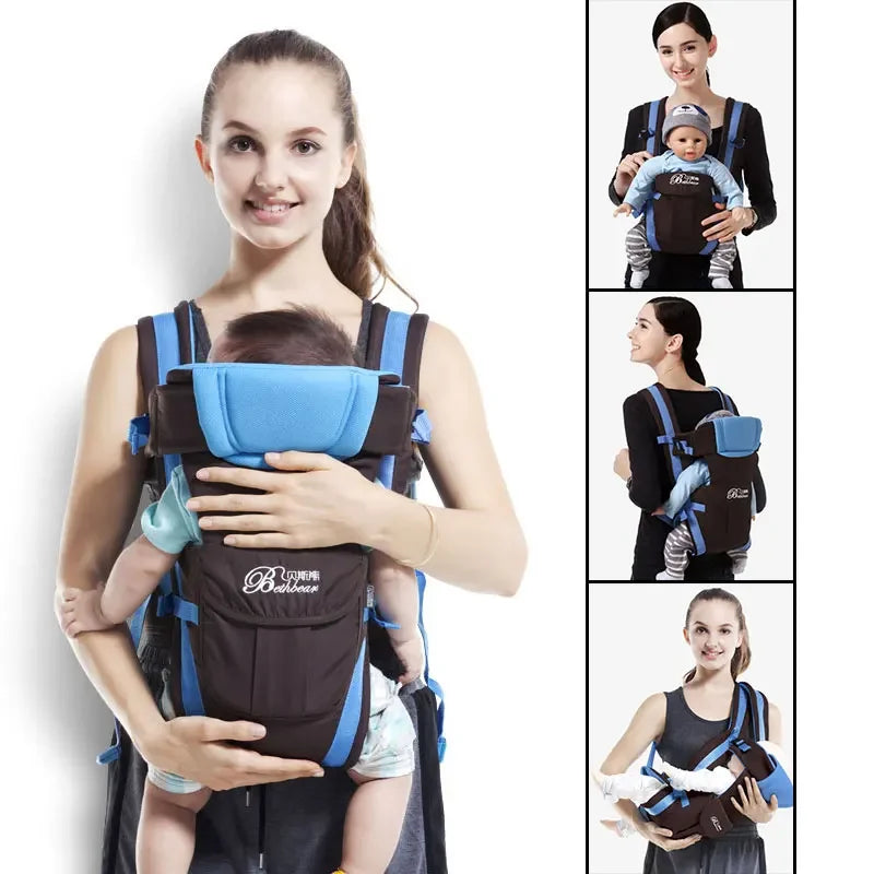 ComfortWrap 4-in-1 Baby Carrier - Ergonomic Newborn to Toddler Sling