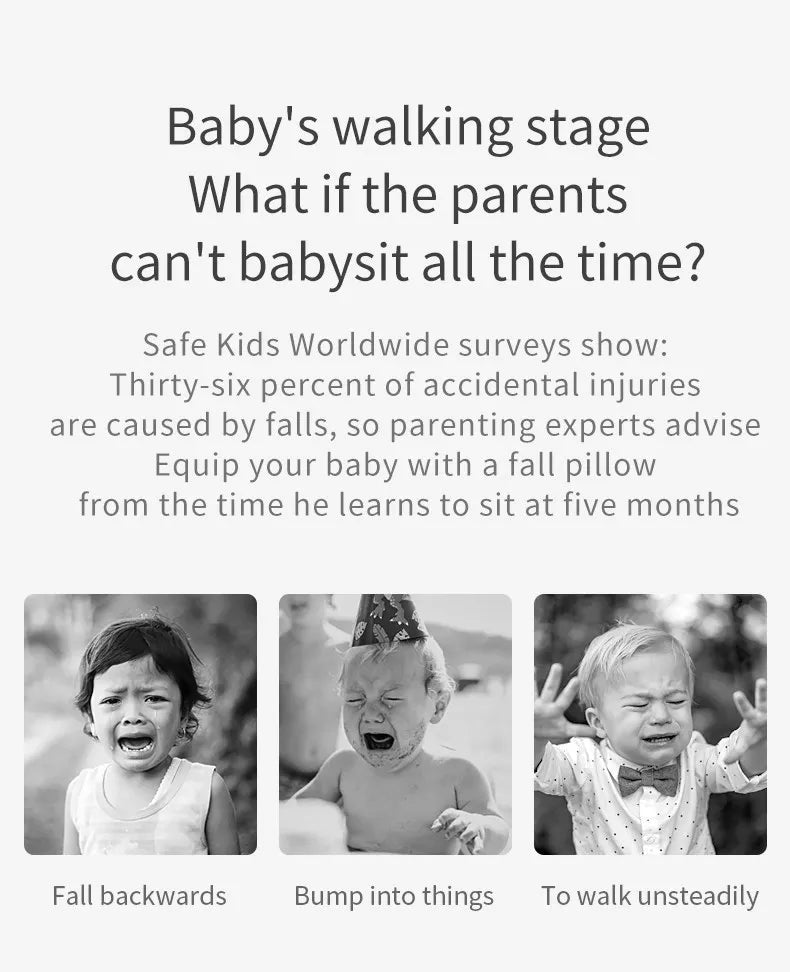 SafeGuard Baby Head Protection Pillow - Anti-Fall Cushion for Crawling & Walking