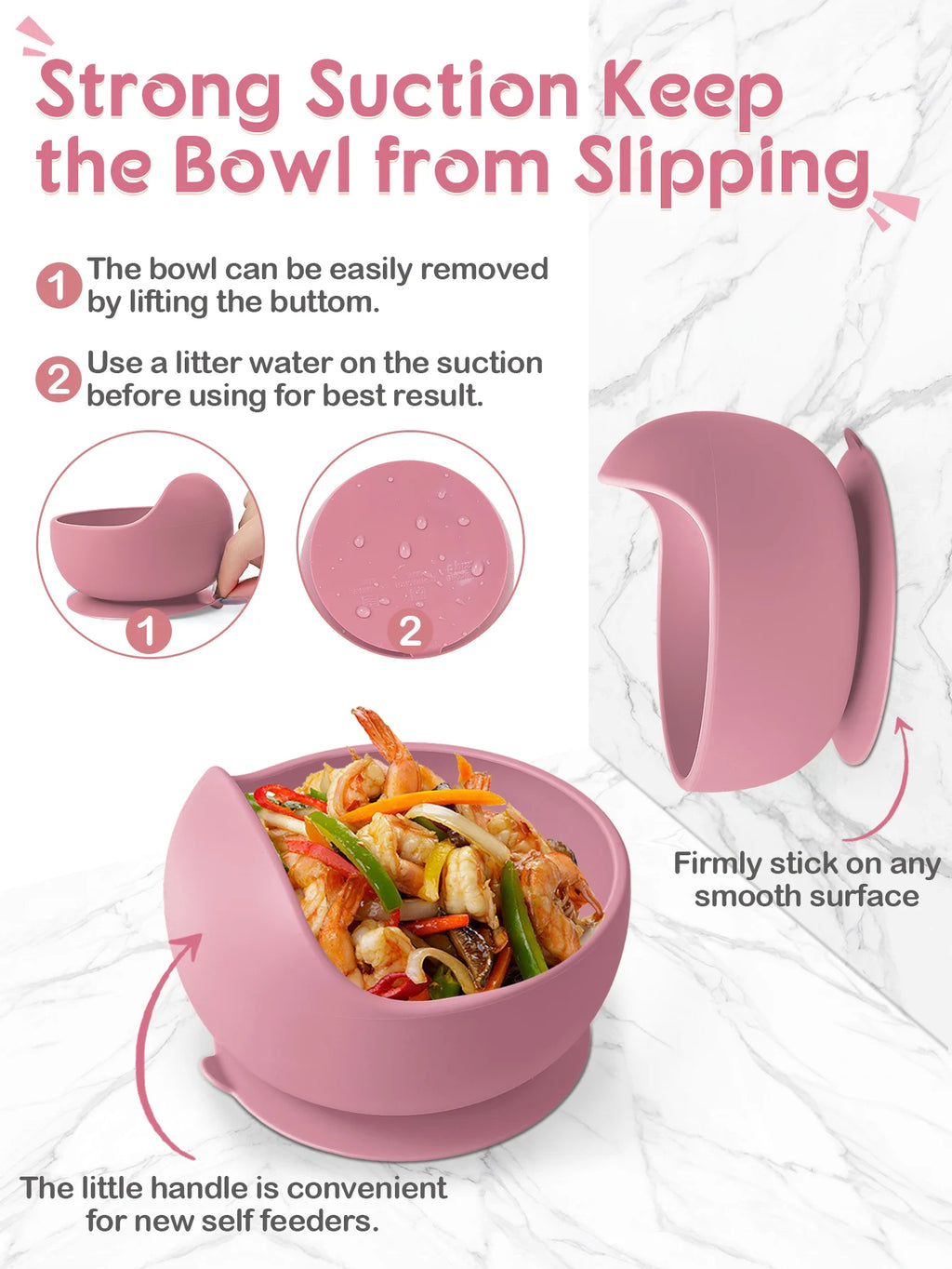 Silicone Suction Baby Bowl Set