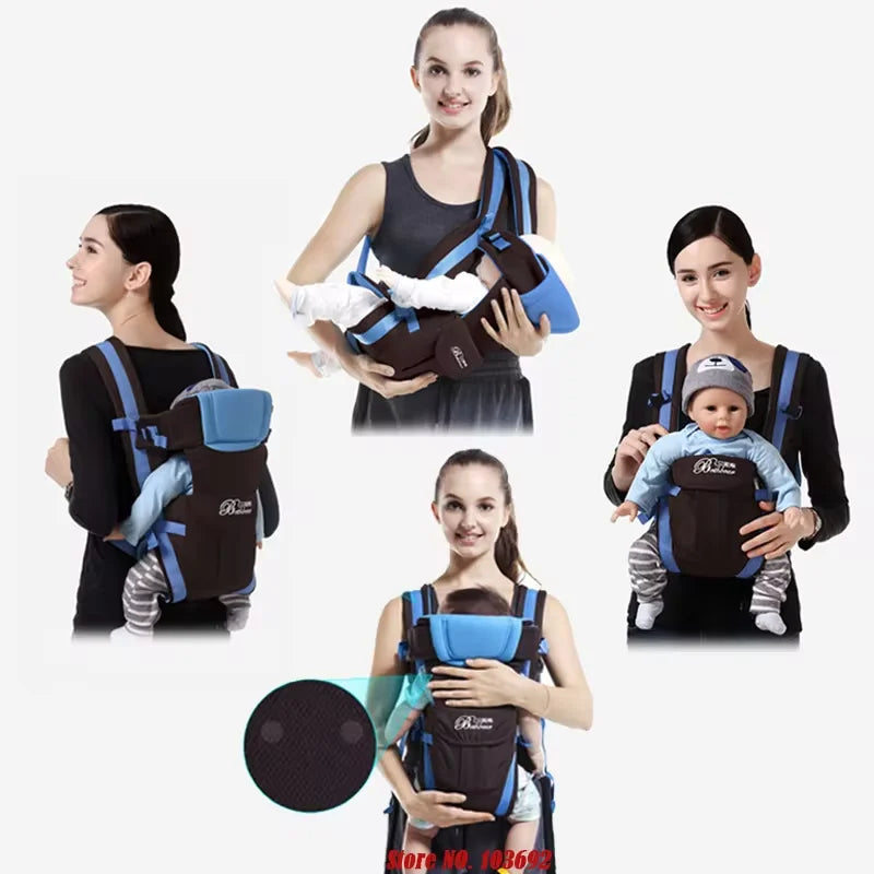 ComfortWrap 4-in-1 Baby Carrier - Ergonomic Newborn to Toddler Sling
