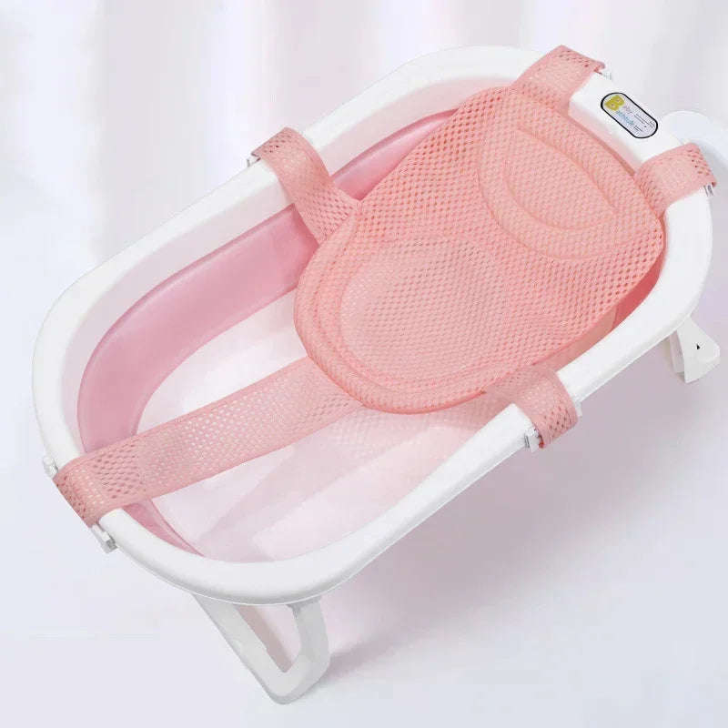 Newborn Bathtub Pillow - Soft Anti-Slip Baby Bath Support Cushion