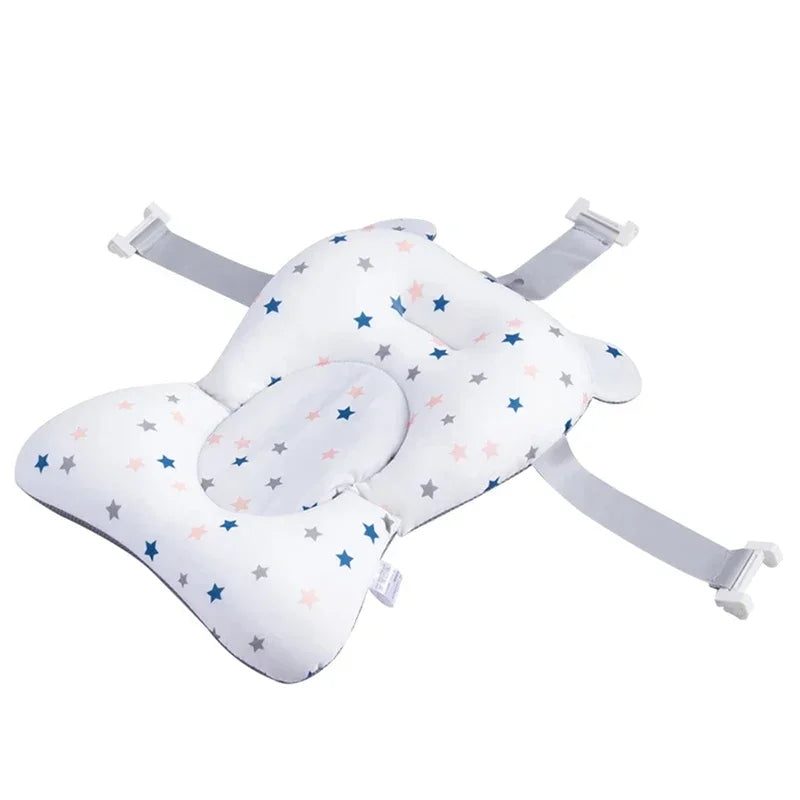Newborn Bathtub Pillow - Soft Anti-Slip Baby Bath Support Cushion
