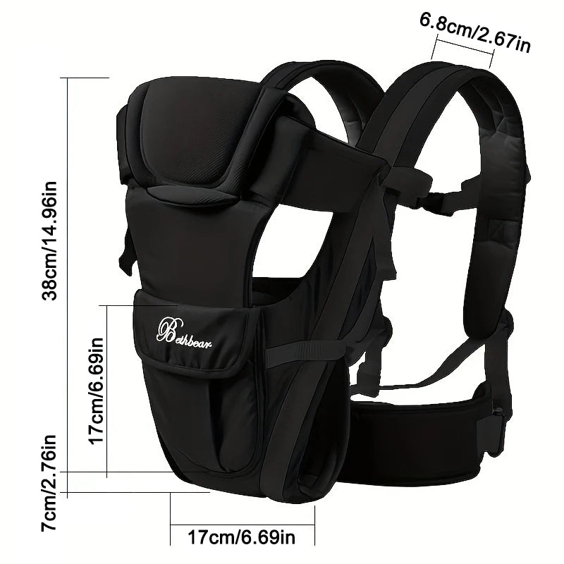 ComfortWrap 4-in-1 Baby Carrier - Ergonomic Newborn to Toddler Sling