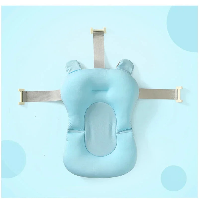 Newborn Bathtub Pillow - Soft Anti-Slip Baby Bath Support Cushion