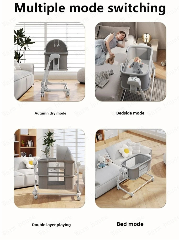 Automatic Rocking Bassinet with Gentle Motion Technology