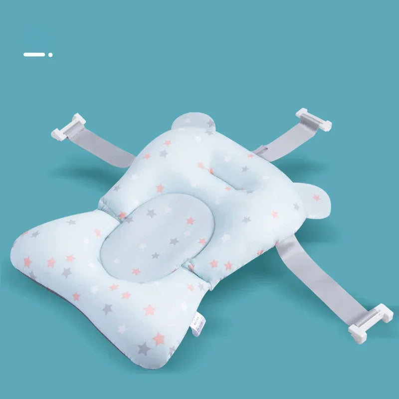 Newborn Bathtub Pillow - Soft Anti-Slip Baby Bath Support Cushion
