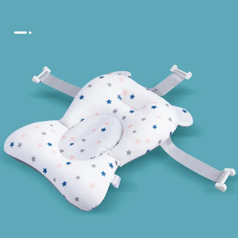 Newborn Bathtub Pillow - Soft Anti-Slip Baby Bath Support Cushion