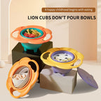360° Rotating Gyro Bowl for Kids - Spill Proof