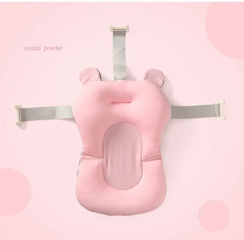 Newborn Bathtub Pillow - Soft Anti-Slip Baby Bath Support Cushion