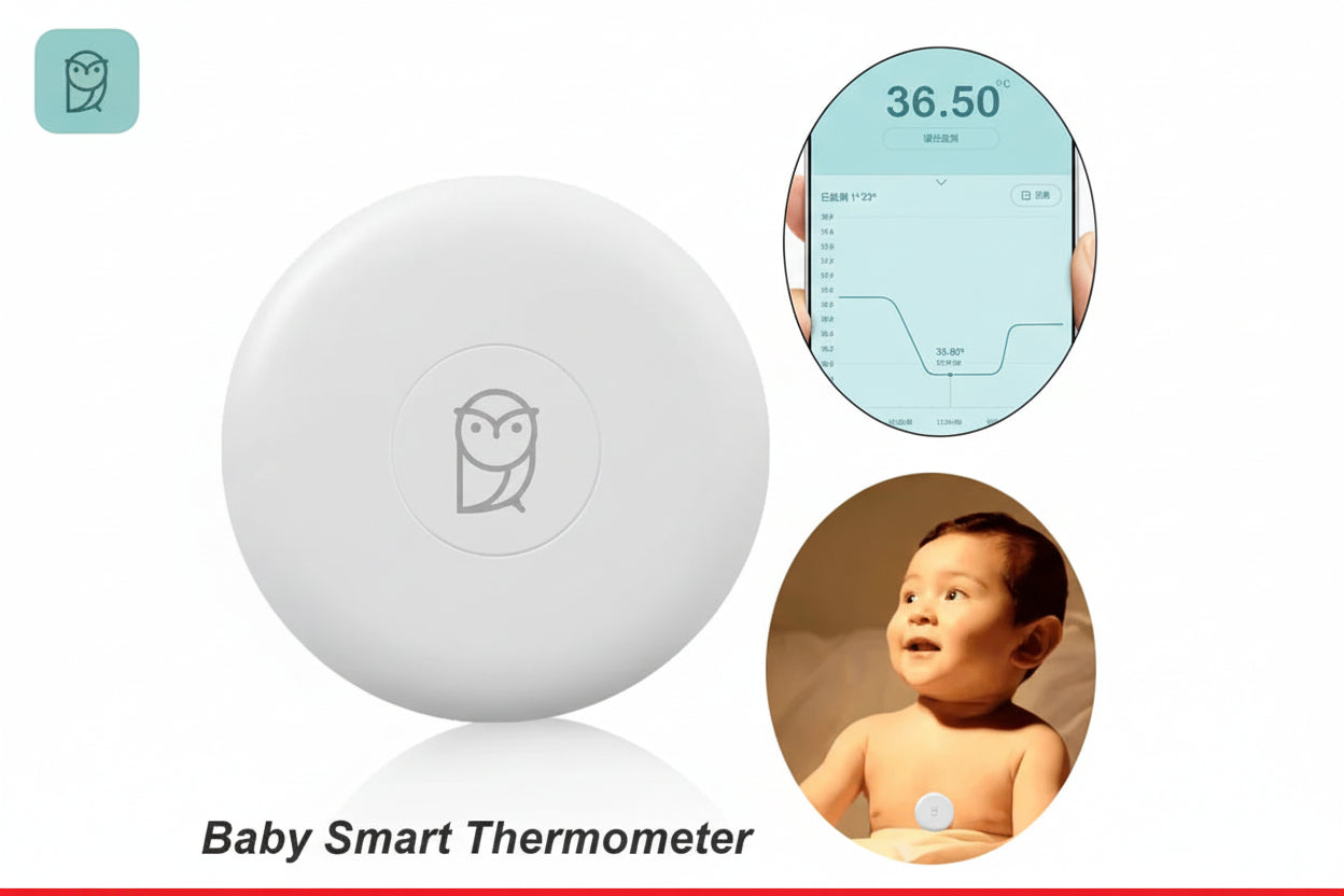 TempGuard Smart Baby Thermometer - Bluetooth Fever Monitor