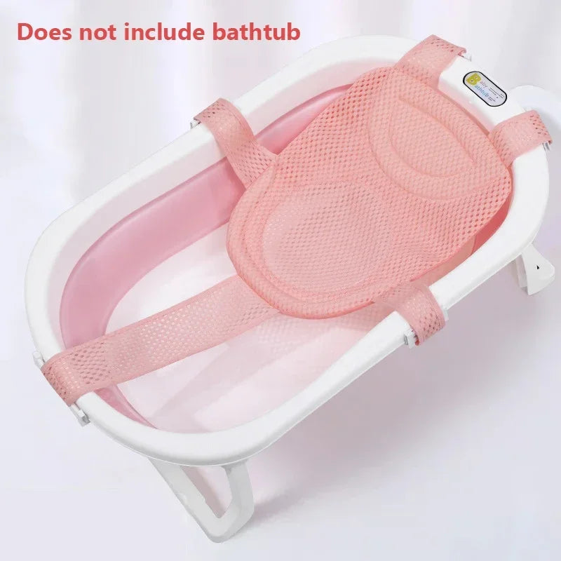 Newborn Bathtub Pillow - Soft Anti-Slip Baby Bath Support Cushion