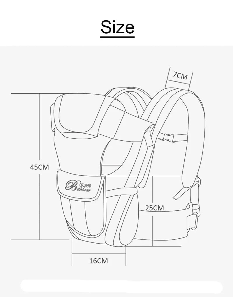 ComfortWrap 4-in-1 Baby Carrier - Ergonomic Newborn to Toddler Sling