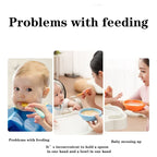 Safe Silicone Baby Feeding Bottle with Spoon