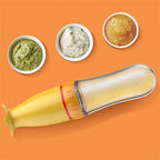 Safe Silicone Baby Feeding Bottle with Spoon